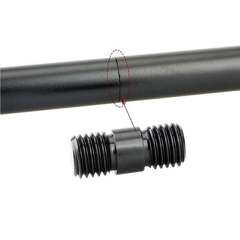 NICEYRIG 15mm Rod 8 Inch and 12 Inch, with M12 Thread Rod Connector Rod Cap Extend to 20 Inch Rods for Camera Shoulder Rig Support System - 189 - Image 2
